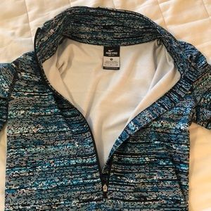 Nike dri fit long-sleeve zip S